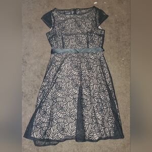 Elegant Black Lace Dress